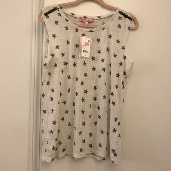 Printed Embellished Tank Top - Picture 1 of 5